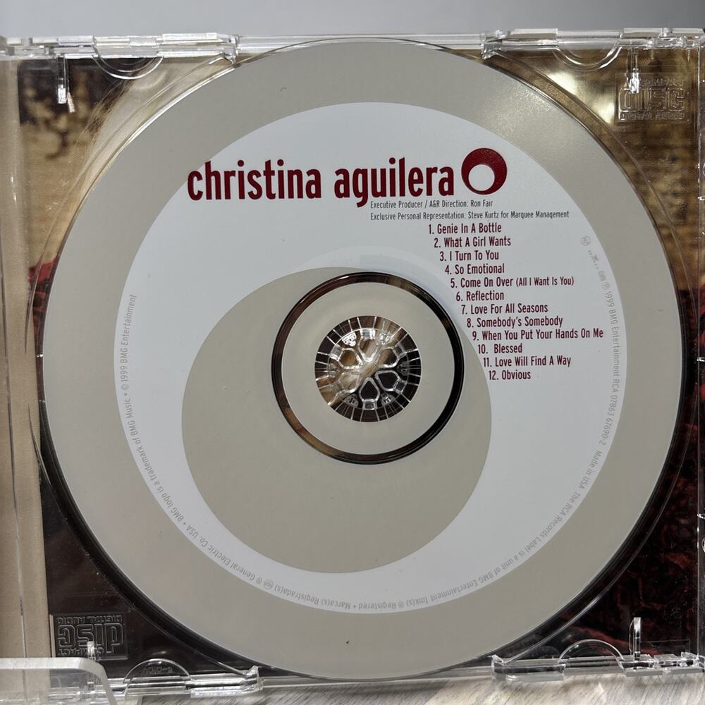 Christina Aguilera – Self-Titled (CD, 1999 RCA) Pop Album “Genie in a Bottle” De - Picture 4 of 5